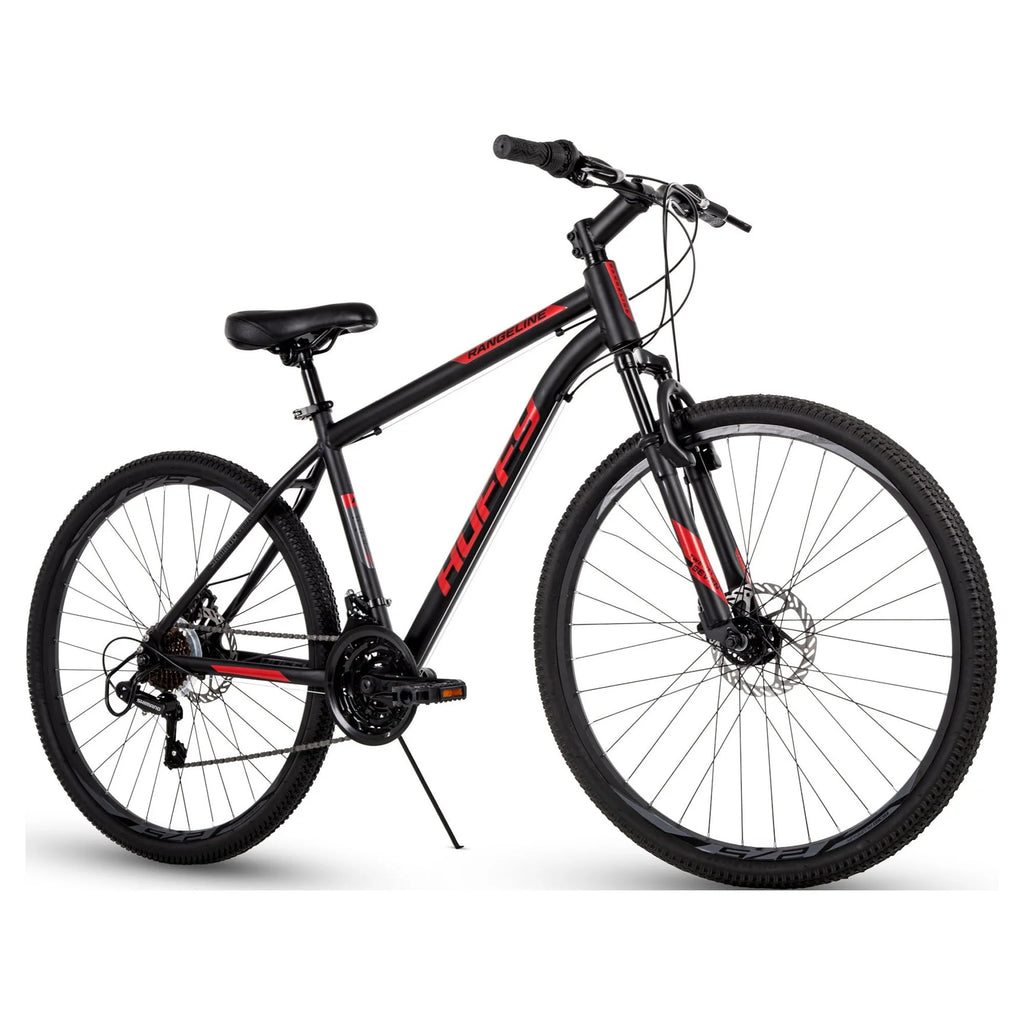 Huffy Rangeline 27.5 in Men's Mountain Bike, Black and Red P36945