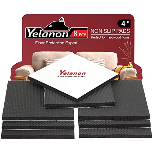 Non Slip Furniture Pads -48pcs(1+2+2)" Furniture Grippers Hardwood Floors, Non Skid for Furniture Leg,SelfAdhesive Rubber Furniture Feet, Anti Slide Furniture Floor Protector for Keep Couch Stoppers