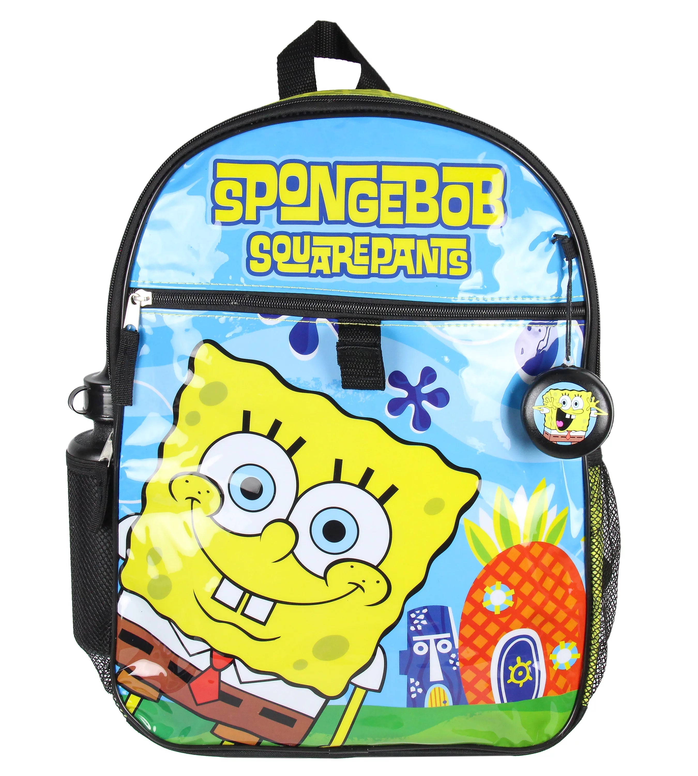 SpongeBob SquarePants 5-Piece Backpack Lunchbox Set with Icepack & Water Bottle I83892