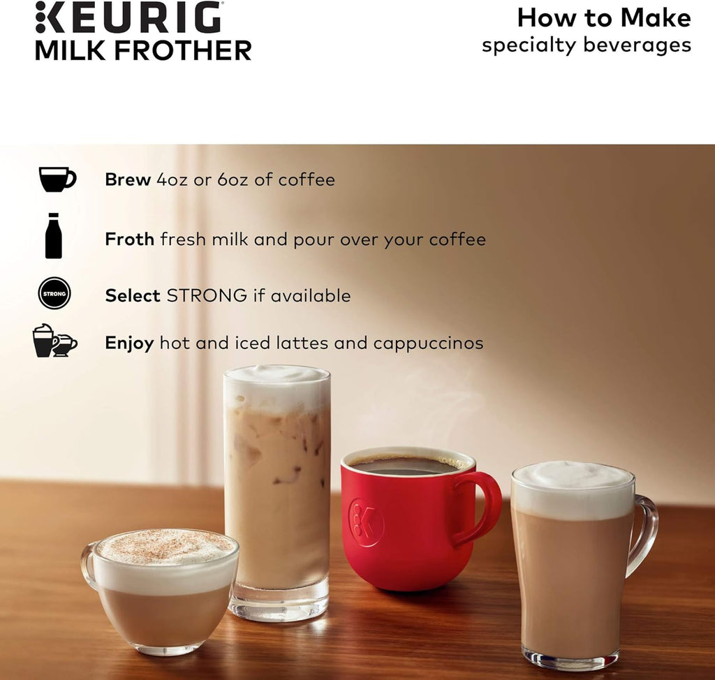 Keurig K-Supreme Plus SMART Single Serve Coffee Maker with Milk Frother K577360
