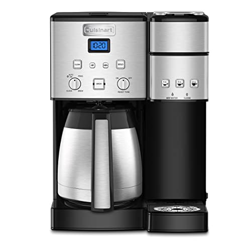 Cuisinart SS-20P1 Coffee Center 10-Cup Thermal Coffeemaker and Single-Serve Brewer, Stainless Steel L3888