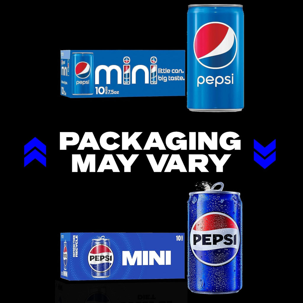 Pepsi Soda Mini Cans 7.5 oz (20 Pack) Y568