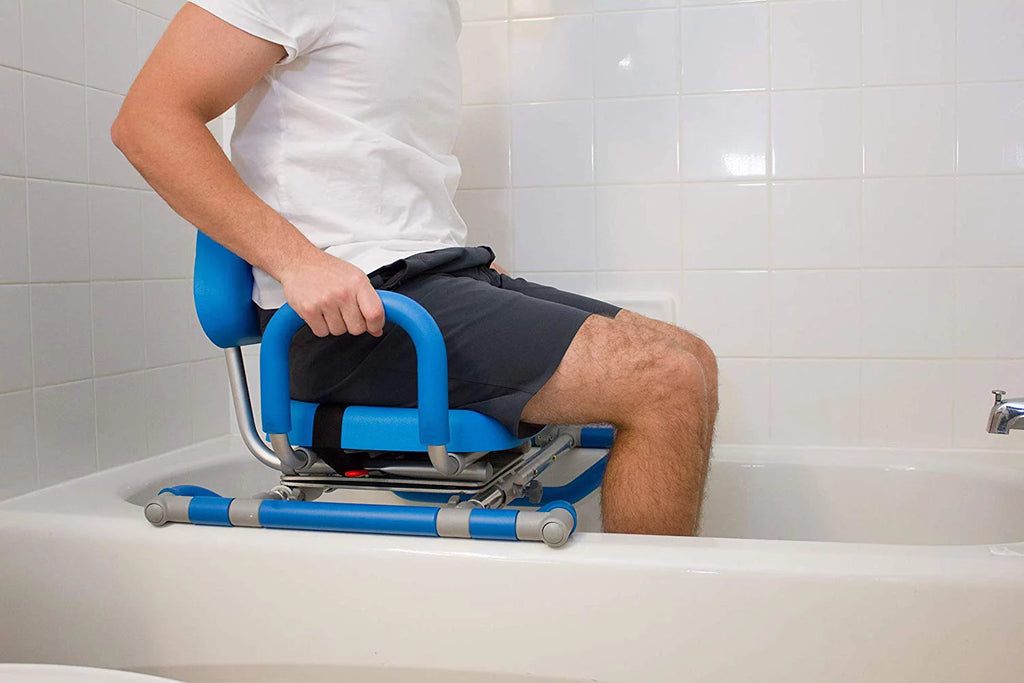 Platinum Health HydroSlide Bath and Shower Chair with Padded Swivel Seat J252442
