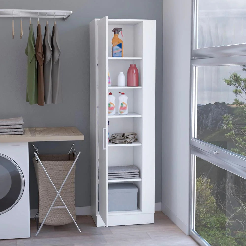 Depot E-Shop DE-MLB8978 Fairfield Utility Storage Cabinet, White D72795