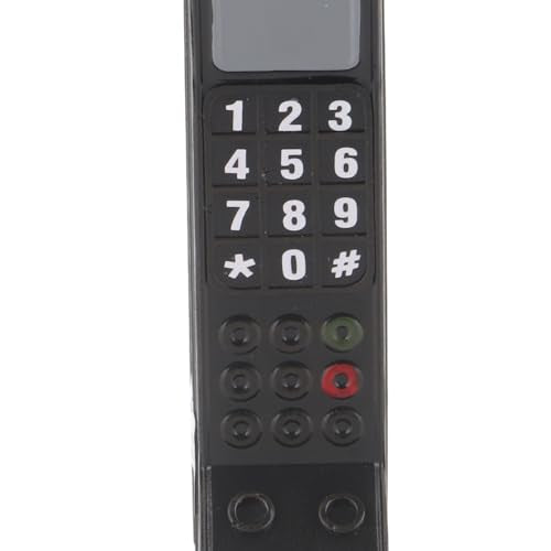 FLEXMAN Retro Brick Cell Phone Ornament, Metal Vintage Phone Model, Black T2309