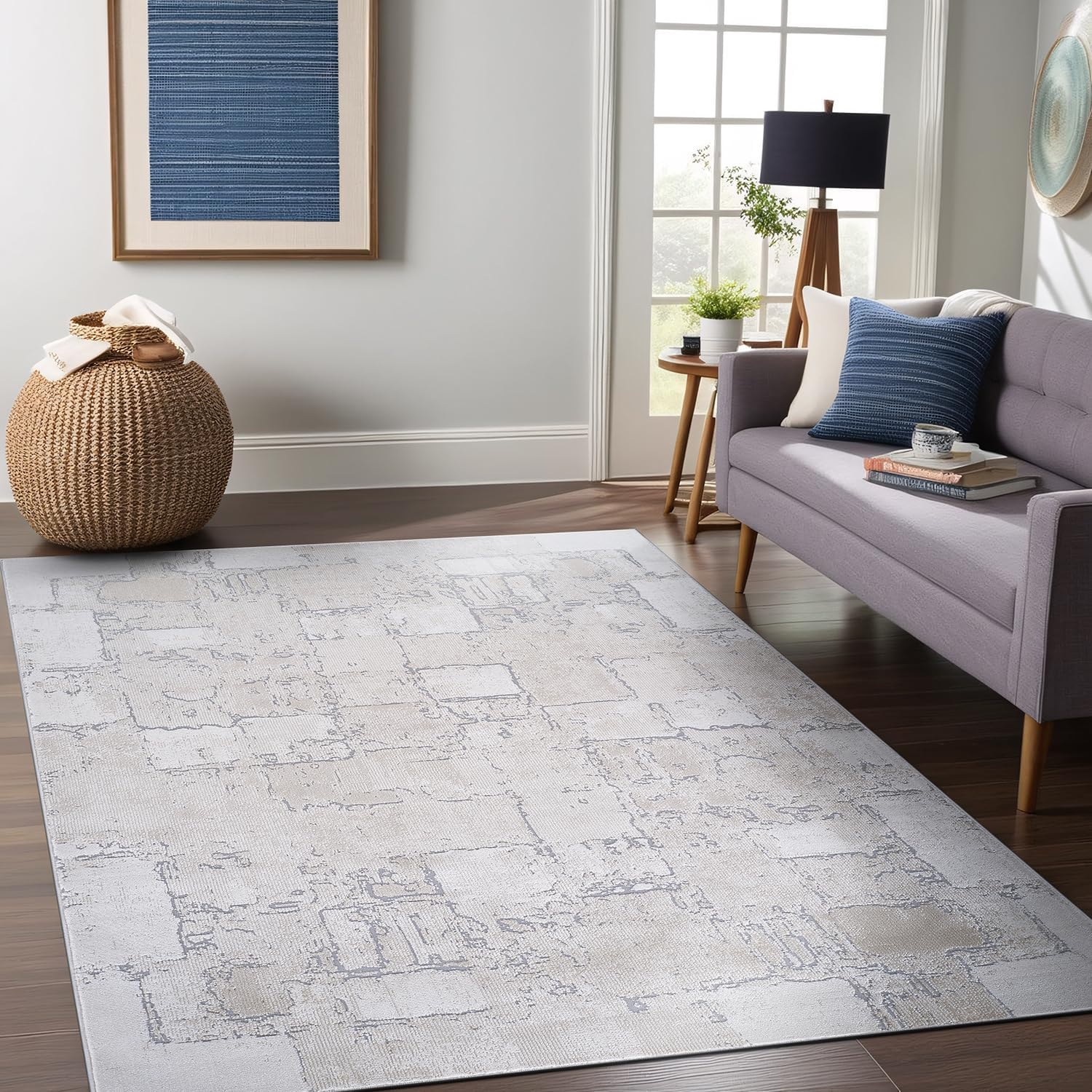 Beverly Rug 8x10 Vintage Area Rug, Beige H32093