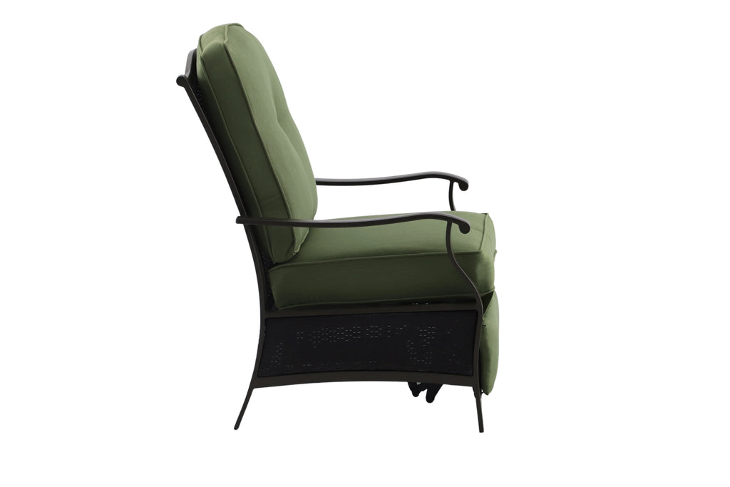 Better Homes & Gardens Steel Providence Outdoor Recliner, Green H3342