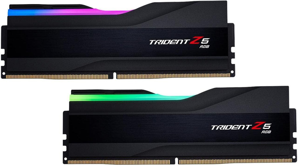 G.SKILL Trident Z5 RGB Series (Intel XMP 3.0) DDR5 RAM 64GB (2x32GB) 5600MT/s CL28-34-34-89 1.35V Desktop Computer Memory UDIMM - Matte Black (F5-5600J2834F32GX2-TZ5RK)