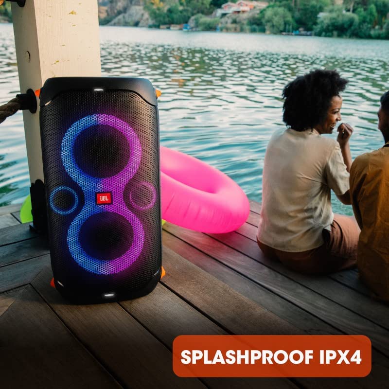 JBL PartyBox 110 Portable Party Speaker with Built-in Lights, Black T416