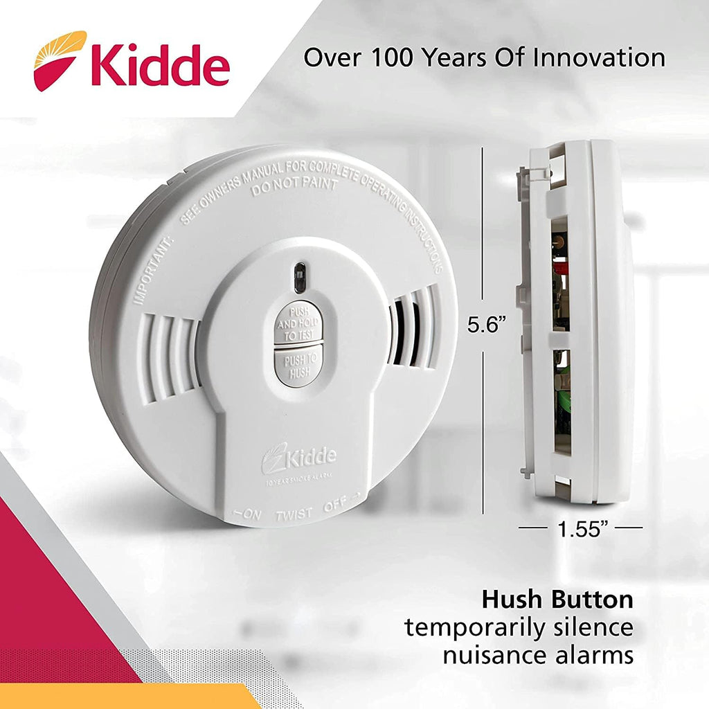 Kidde Smoke & Carbon Monoxide Detector, 10-Year Battery E950