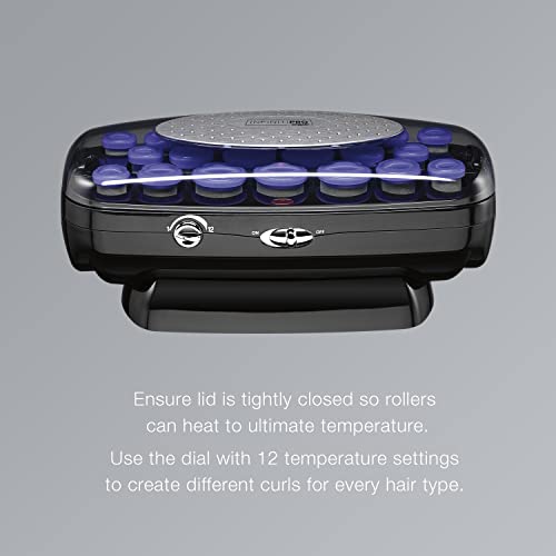 CONAIR INFINITIPRO Ceramic Flocked Hot Roller Set with 20 Rollers O407475