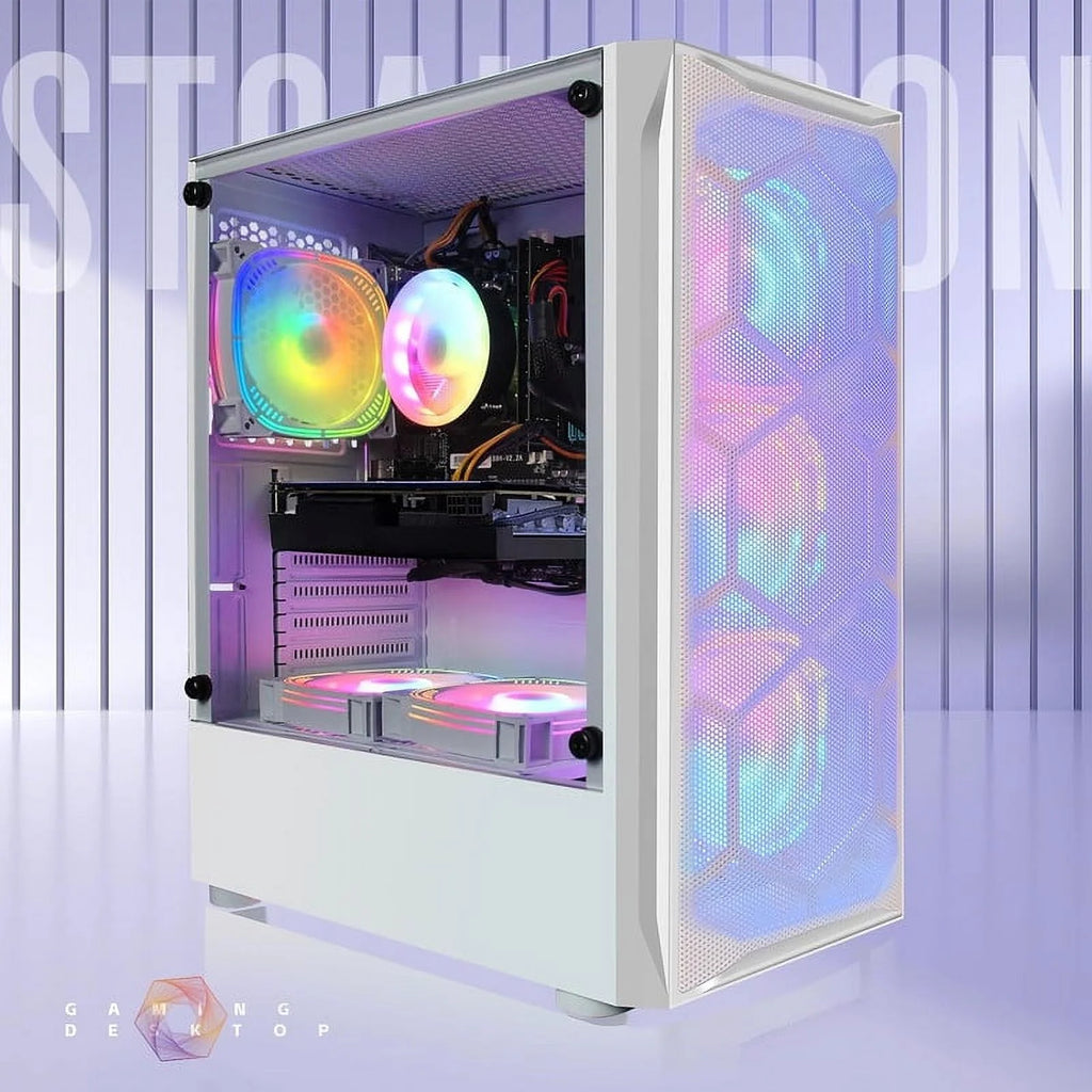 STGAubron Gaming Desktop PC, Intel Core i5, 16GB RAM, 512GB SSD, RX 5600 XT A2441