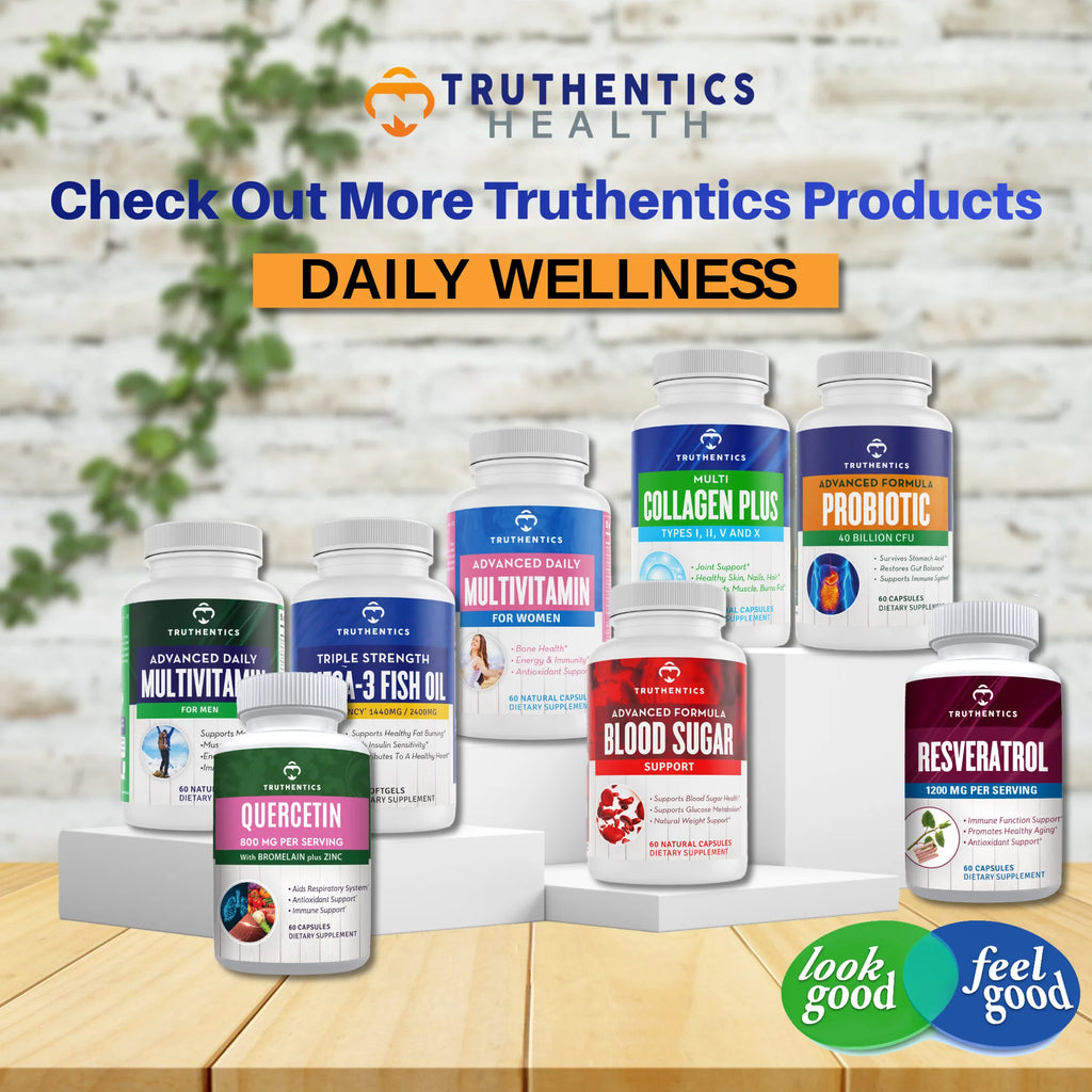 Truthentics Quercetin with Bromelain Zinc Supplement (2-Pack), 120 Capsules X224159