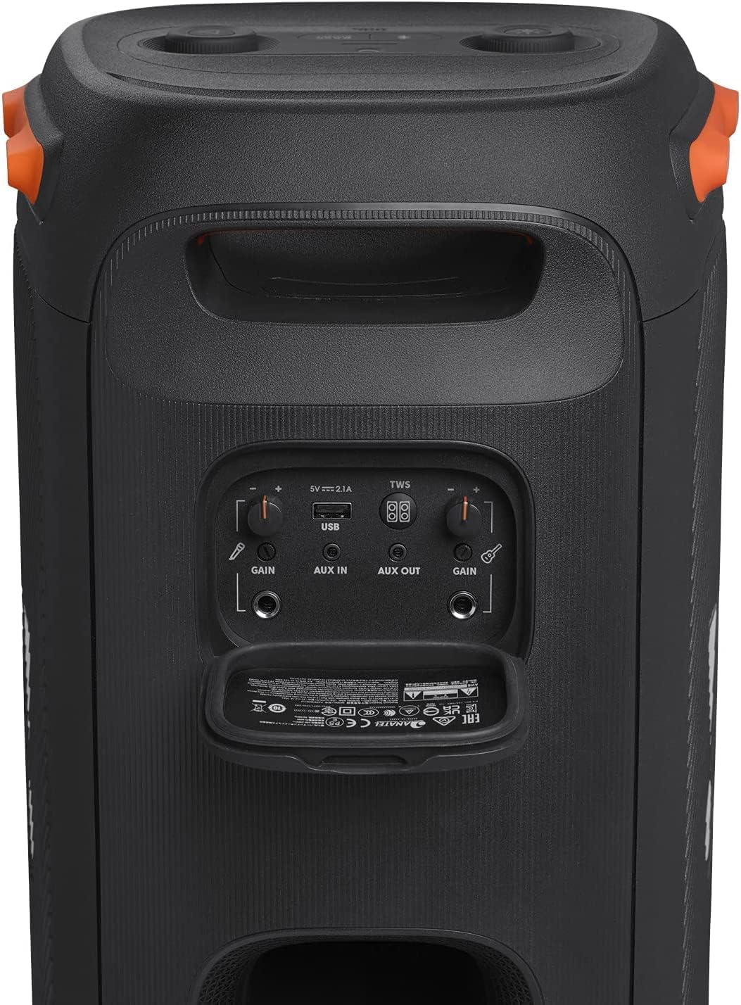 JBL PartyBox 110 Portable Bluetooth Speaker with Built-in Lights, Black V152405