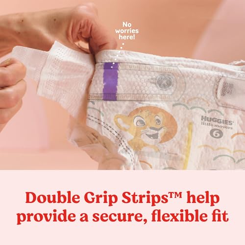Huggies Size 5 Little Movers Baby Diapers, 120 Count E605107