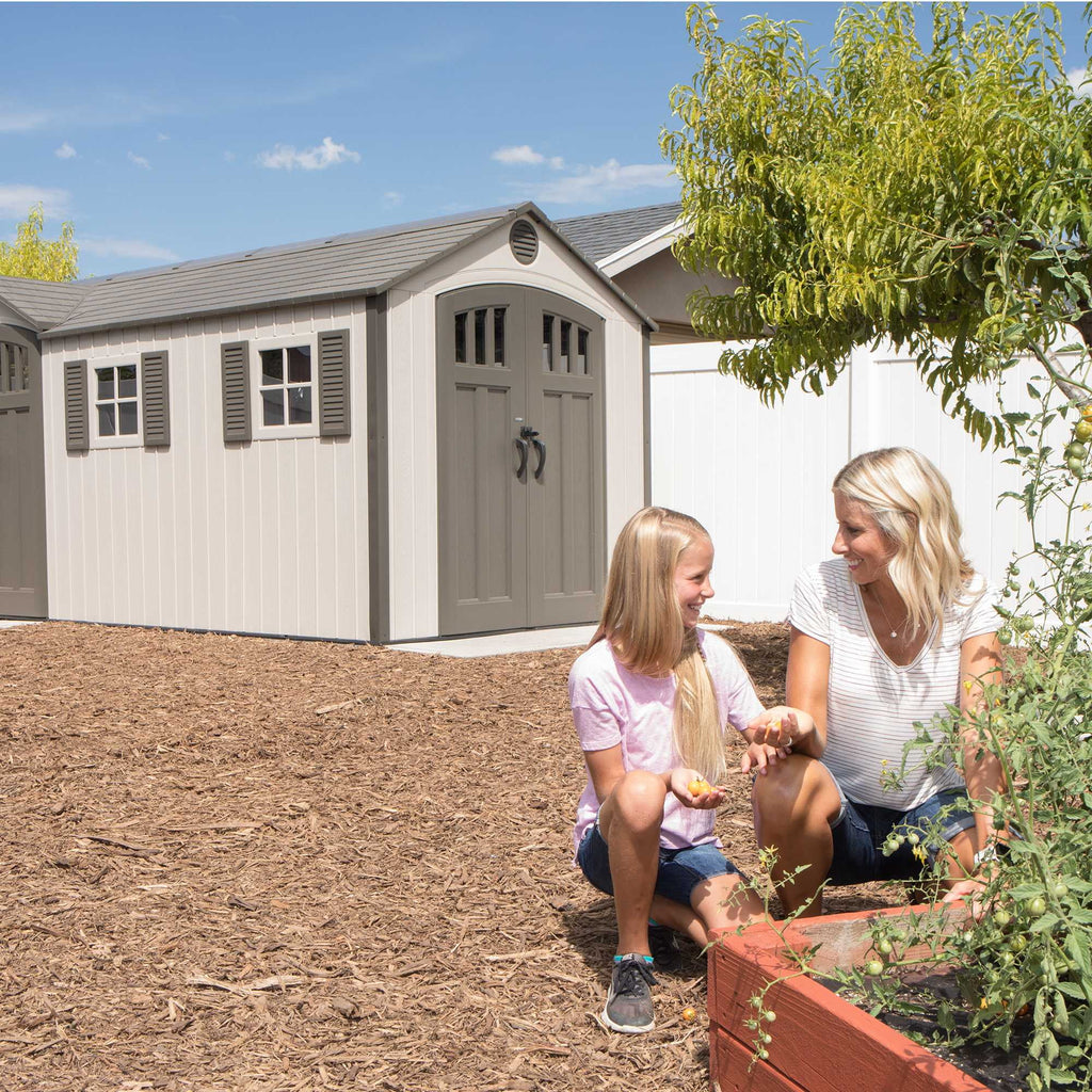 Lifetime 17.5 ft. x 8 ft. Outdoor Storage Shed J281016