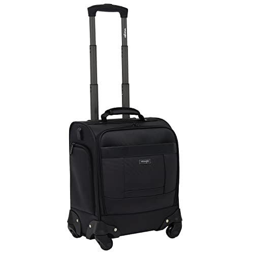 Wrangler 15" Underseat Spinner Carry-On Luggage, Black Z598966
