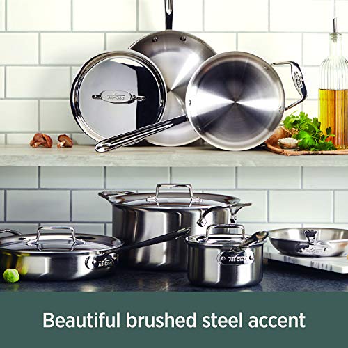 All-Clad D5 5-Ply Brushed Stainless Steel Stockpot 8 Quart M832