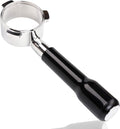 54mm Bottomless Portafilter for Breville Barista Express, BES870XL, BES870BSXL, BES878BSS, BES880BSS, BES840XL and More Breville Espresso Machine (ABS Handle-Black)