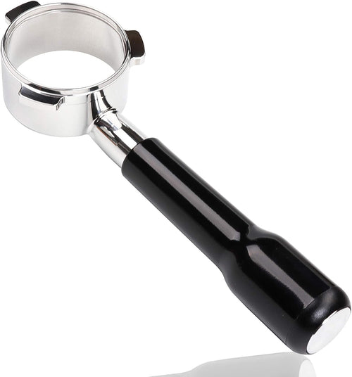 54mm Bottomless Portafilter for Breville Barista Express, BES870XL, BES870BSXL, BES878BSS, BES880BSS, BES840XL and More Breville Espresso Machine (ABS Handle-Black)