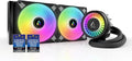 ARCTIC Liquid Freezer III 280 A-RGB - CPU AIO Water Cooler, Water Cooling PC, Intel & AMD, Efficient PWM-Controlled Pump, Fan: 200–1900 RPM, LGA1851 and LGA1700 Contact Frame - Black
