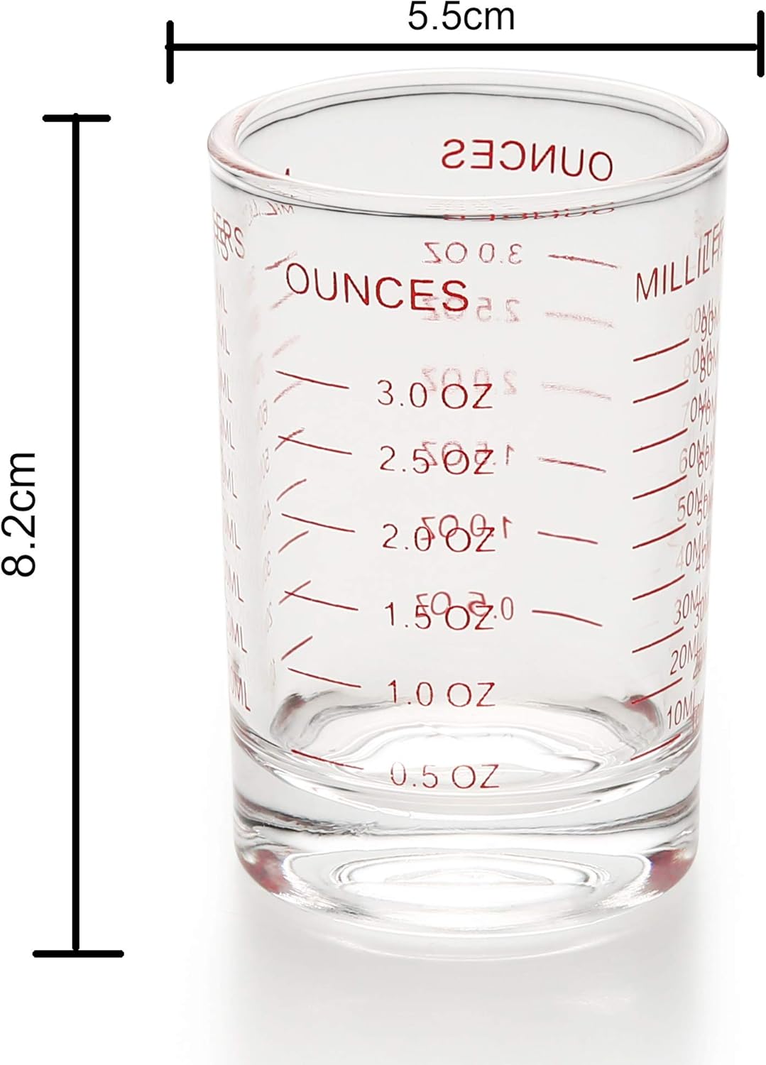 Shot Glass Measuring Cup 3oz Espresso Glass A617