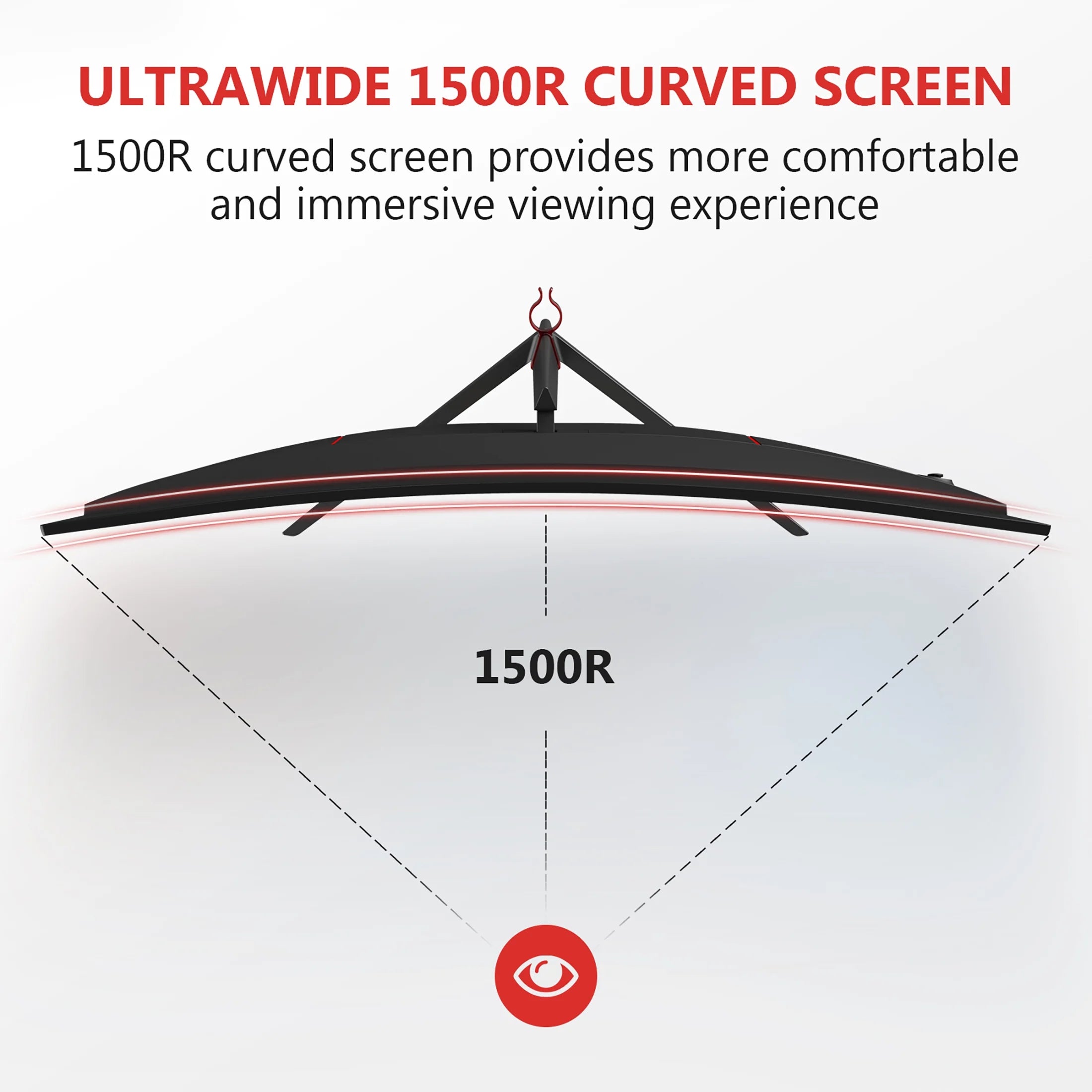 Z-EDGE UG27P 27-Inch Curved Gaming Monitor 240Hz 1ms Full HD V735