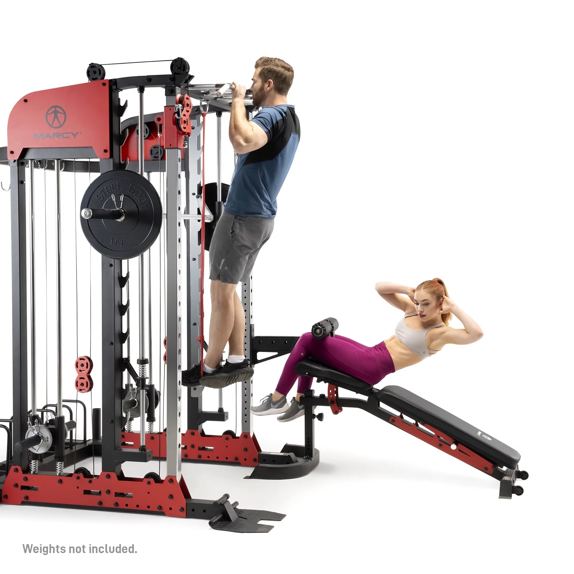 Marcy Pro Deluxe Smith Cage Home Gym System SM-7553 U104