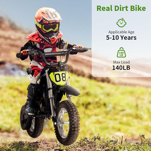 36V 300W Kids Electric Dirt Bike Ride on Motorcycle for Ages 5-10 M6348