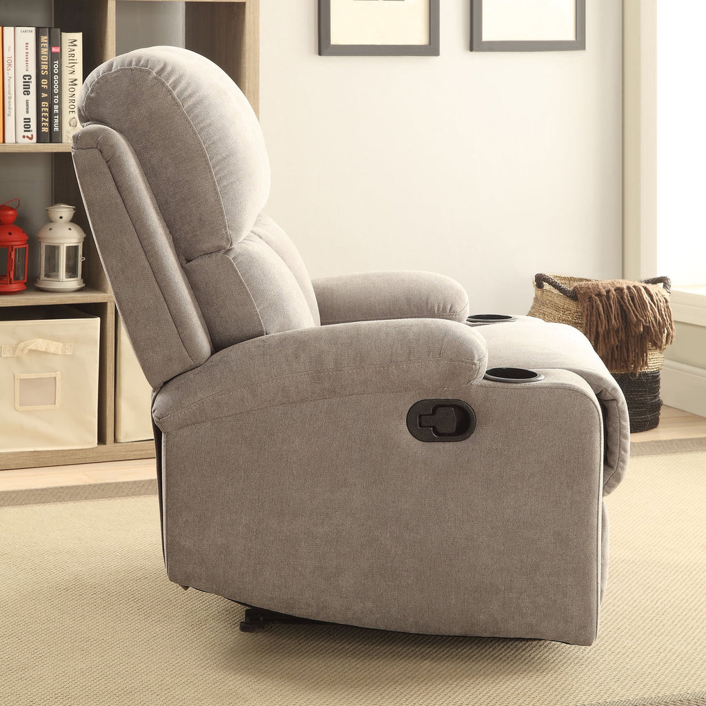 ACME Rosia Upholstery Motion Recliner Gray G9837