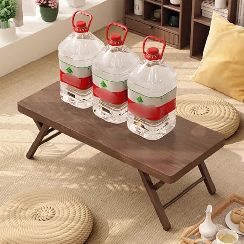 Japanese Coffee Table Bamboo Folding Tatami Low Table 65x35cm Z4904