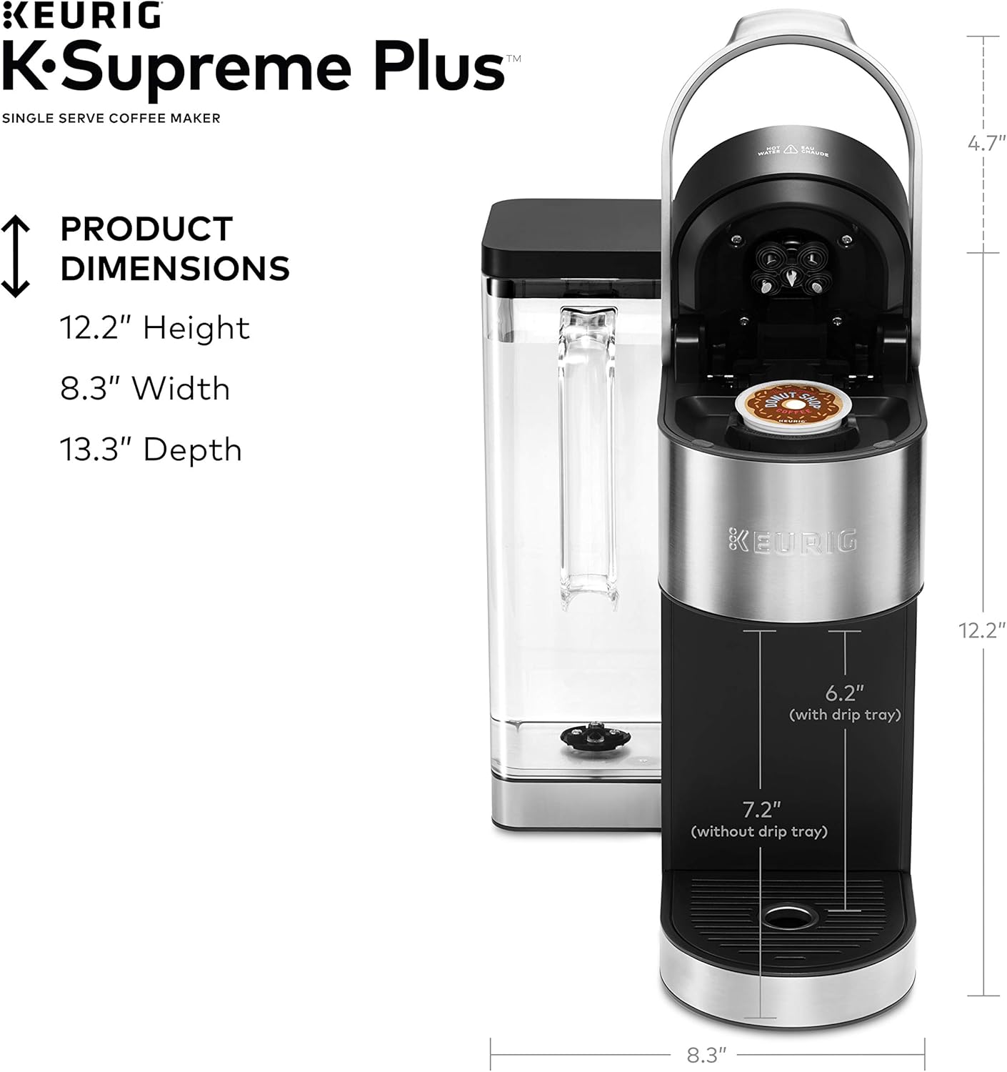 Keurig K-Supreme Plus Single Serve Coffee Maker with 40 K-Cup Pods C781565