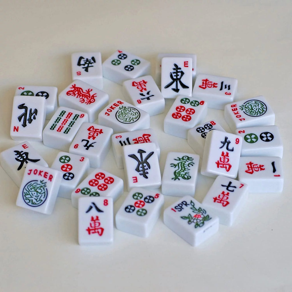 We Games Aluminum & Black Mahjong - American Style F956