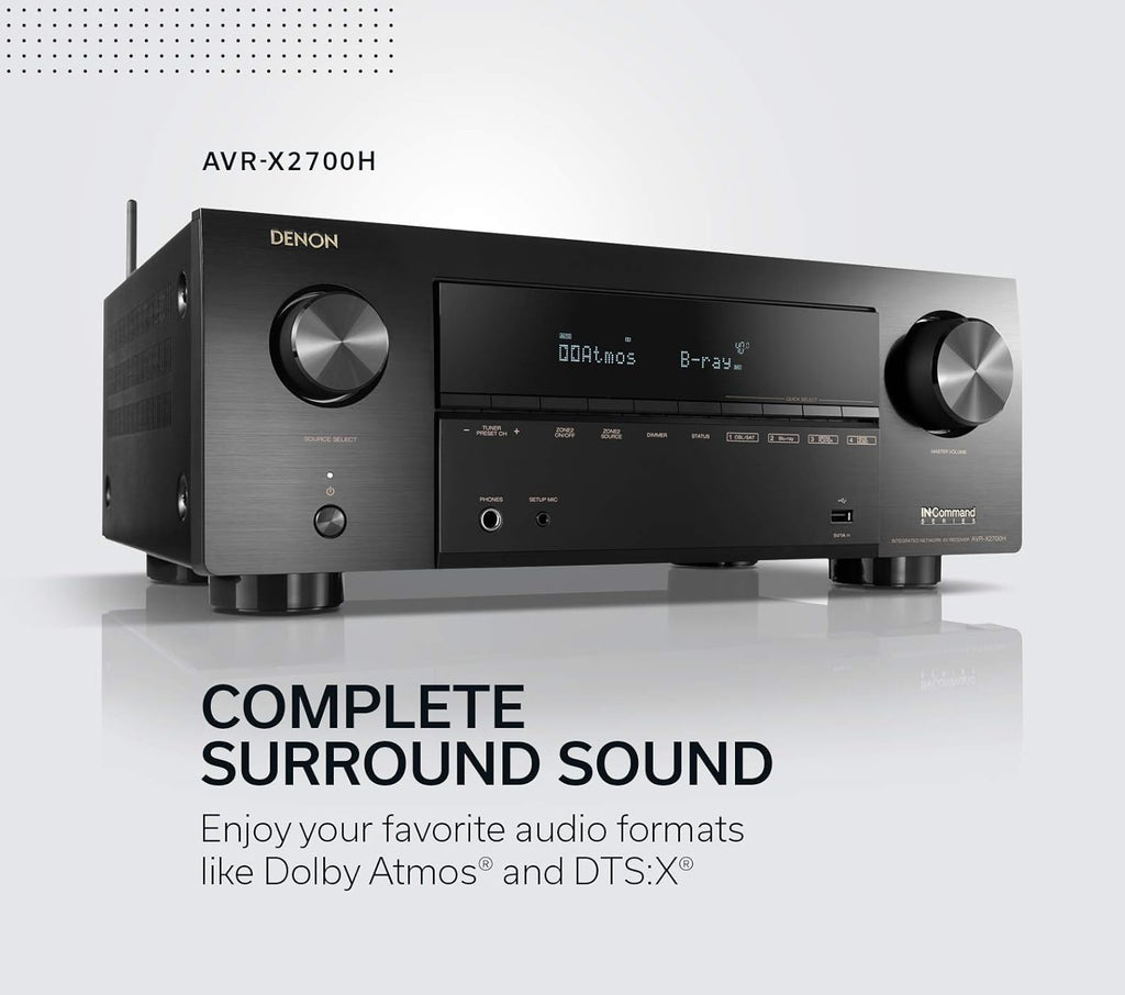 Denon AVR-X2700H 8K 7.2 Channel AV Receiver T83062