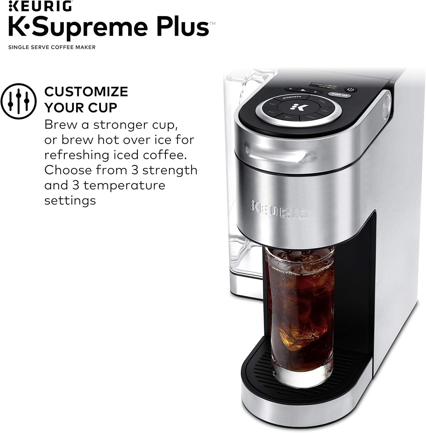 Keurig K-Supreme Plus Single Serve Coffee Maker with 40 K-Cup Pods C781565