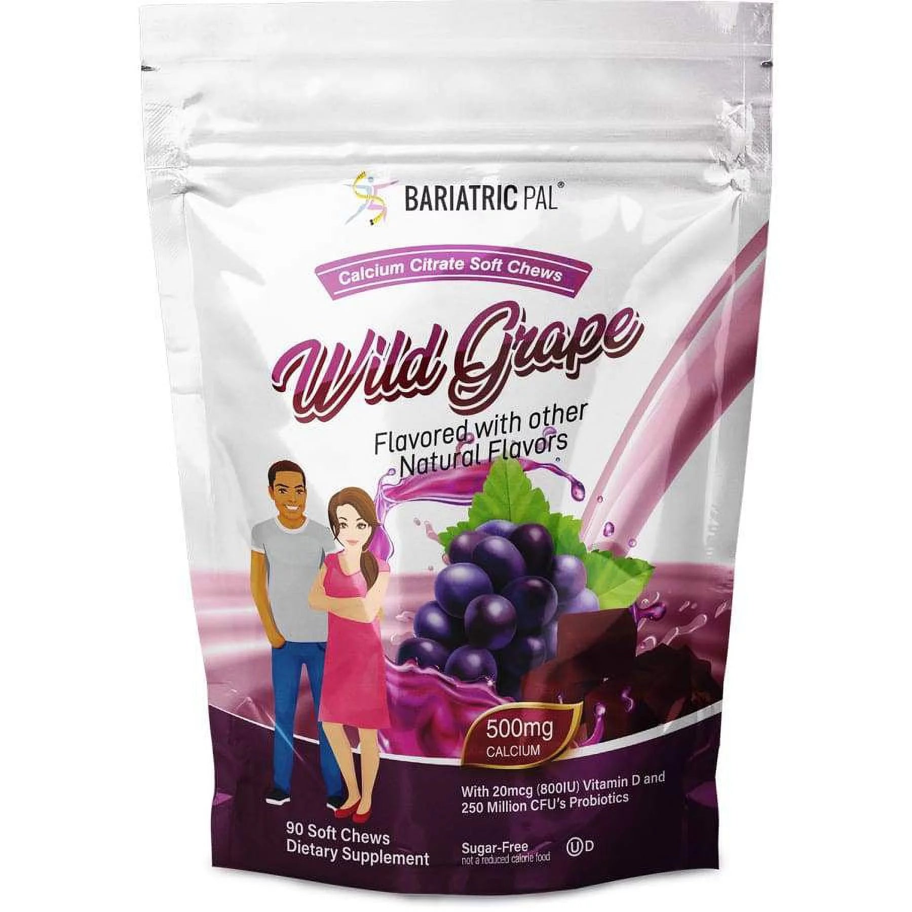 BariatricPal Gastric Sleeve Complete Vitamin Pack - 6-Month Supply, Mixed Berry & Wild Grape R684