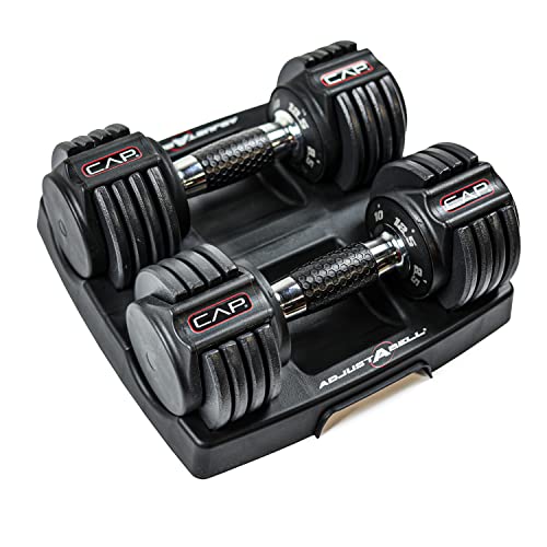 CAP Barbell ADJUSTABELL Adjustable Round Dumbbell Weights G67342