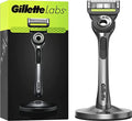 Gillette Labs Men's Razor + 1 Razor Blade Refill, with Exfoliating Bar, Includes Premium Magnetic Stand