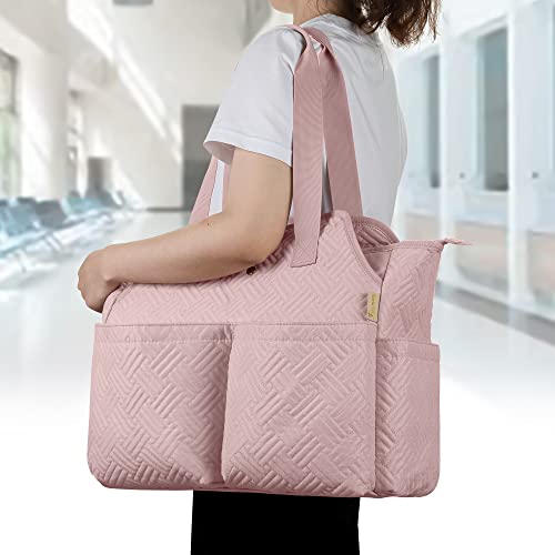 Fasrom Nurse Bag with Laptop Compartment, Clinical Tote for Nurses, Black S361927