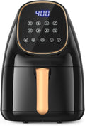 Air Fryer 2.2 QT Digital Airfryer 8-in-1 Small Air Fryers Cooker with Customizable Temperature 60 Minute Timer Nonstick Tray Hot Air Oven Mini Freidora de Aire Easy to Use Compact Cooker 1000W