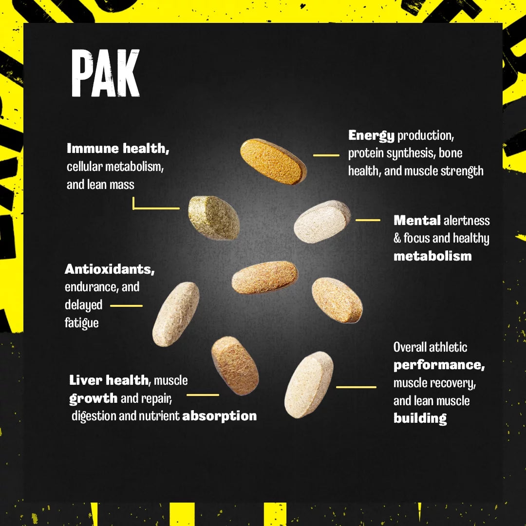 Animal Pak All-in-One Performance Vitamin Pack with Zinc - 30 Packets P454