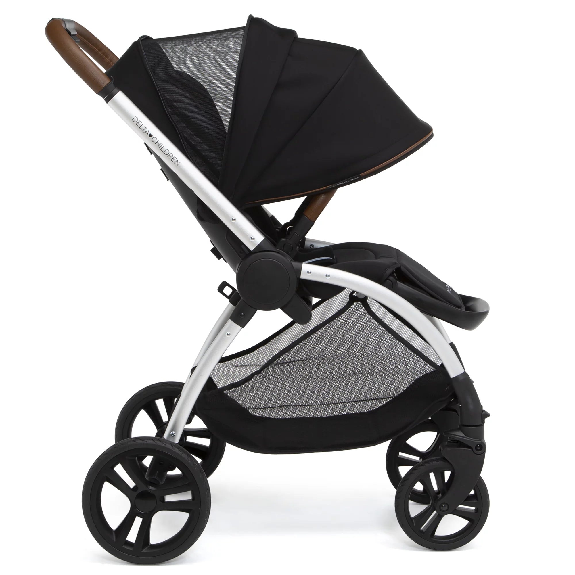 Delta Children Revolve Reversible Stroller, Black G770