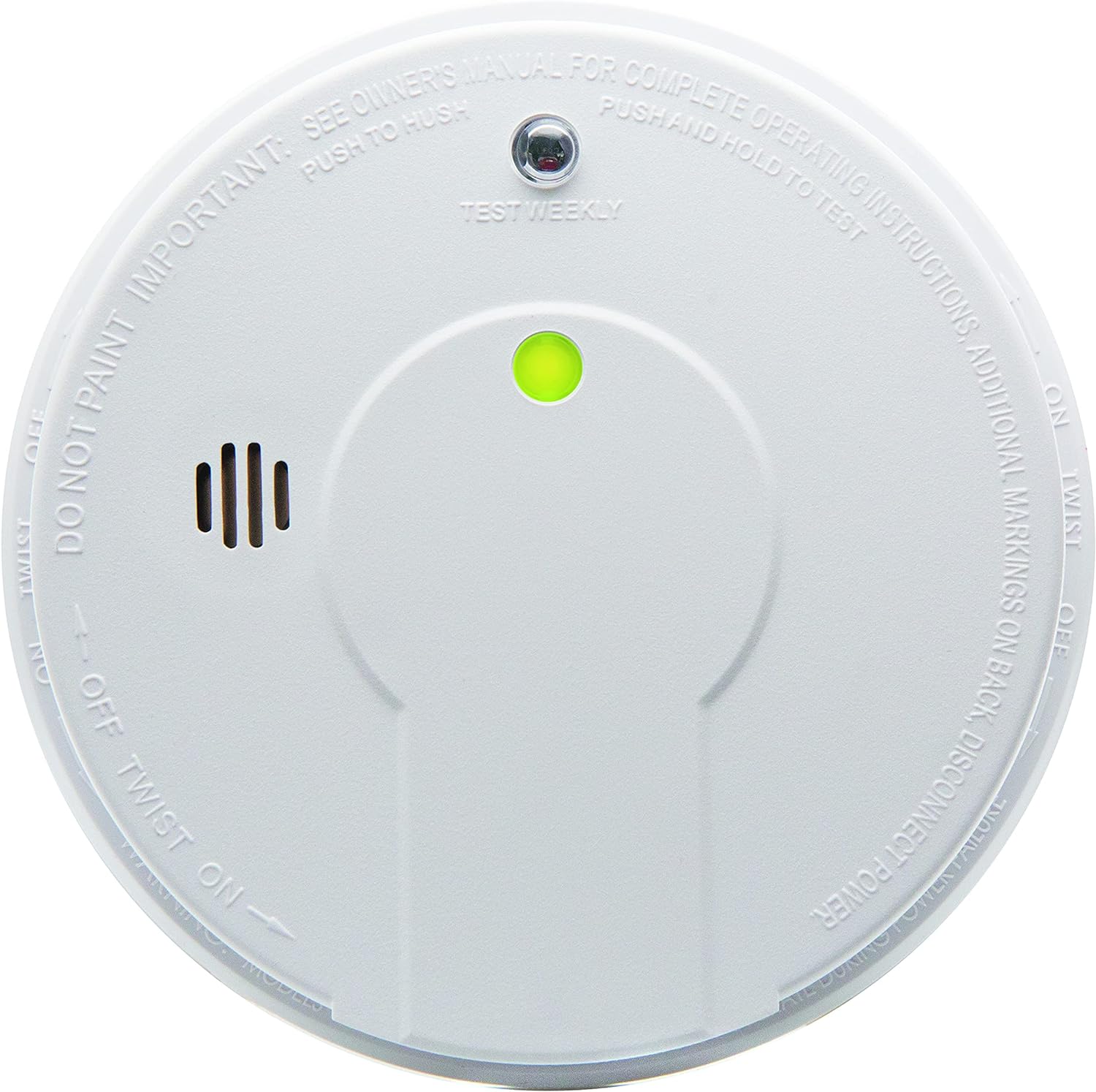 Kidde Hardwired Smoke Detector with 9V Battery Backup, Photoelectric Alarm M929010