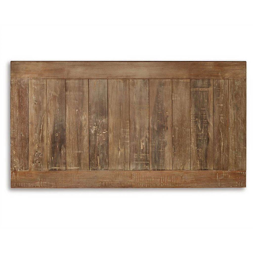 Ashley Furniture Randale Wood Coffee Table with Storage, Dark Brown B1247