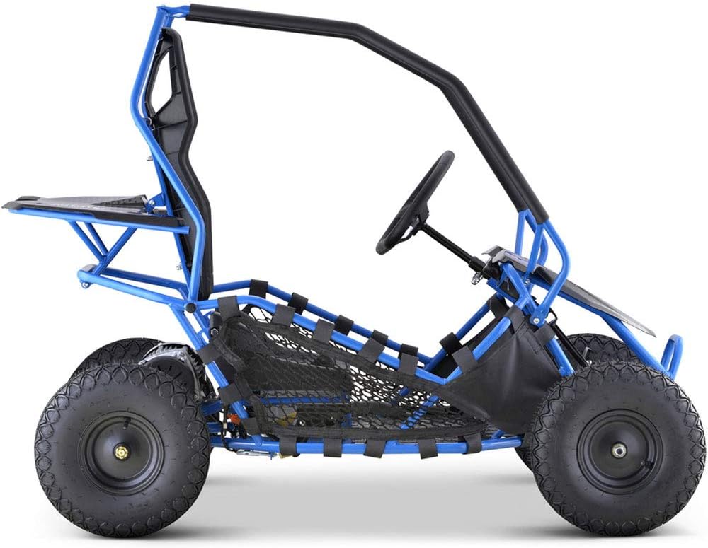 MotoTec Maverick 1000w Kids Electric Go Kart Blue P7484
