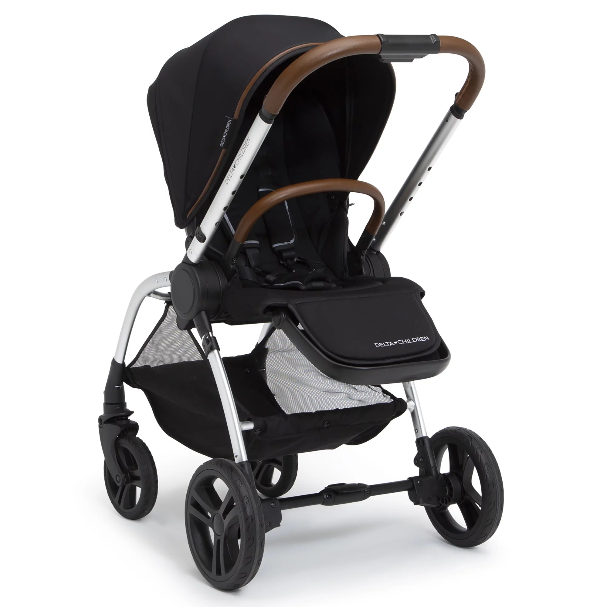 Delta Children Revolve Reversible Stroller, Black G770