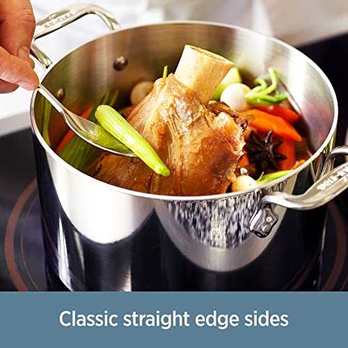 All-Clad D3 3-Ply Stainless Steel Cookware Set 10 Piece, Induction Compatible D24203