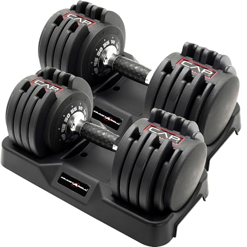 CAP Barbell ADJUSTABELL Adjustable Round Dumbbell Weights G67342
