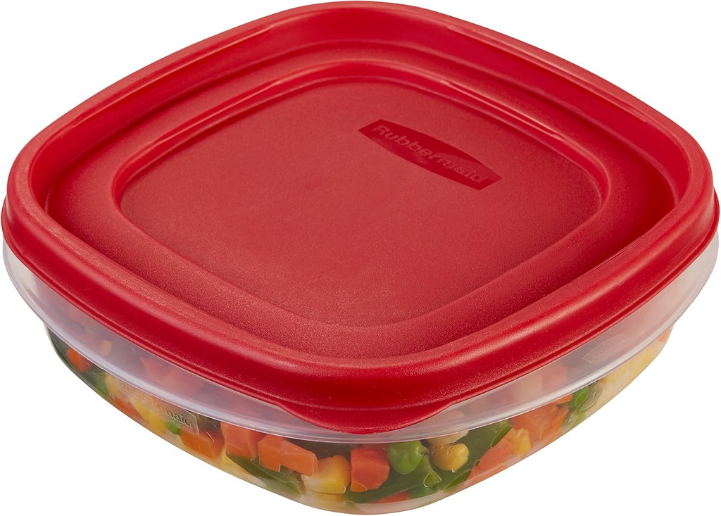 Rubbermaid Easy Find Lids Food Storage Container, 3 Cup, Racer Red N37164