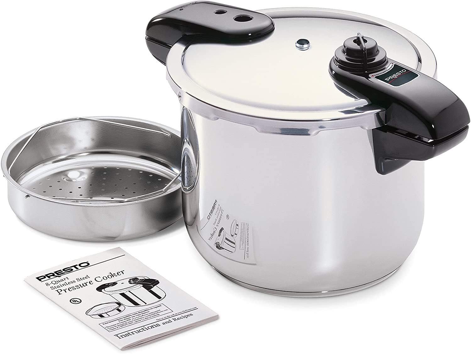 Presto 8-Quart Stainless Steel Pressure Cooker P416